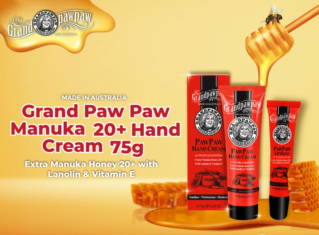 Grand Paw Paw Bundle Set | Hand Cream & Lip Balm