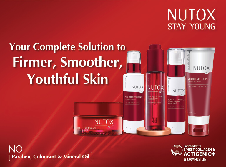 Nutox Youth Restoring Advanced Serum Concentrate All Skin Types 30ml | 48% Reduction In Wrinkle In Just 7 Days