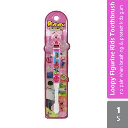 Fafc Loopy Figurine Kids Toothbrush 1s | For Age 3 Years Old & Above