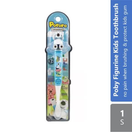 Fafc Poby Figurine Kids Toothbrush 1s | For Kids Age 3 Years Old & Above