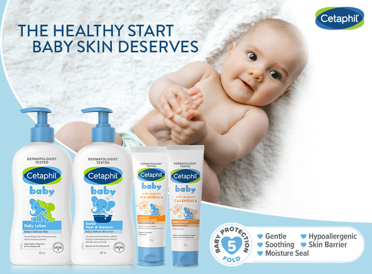 Cetaphil Baby Diaper Cream with Organic Calendula 70g | Soothing Baby Bottom