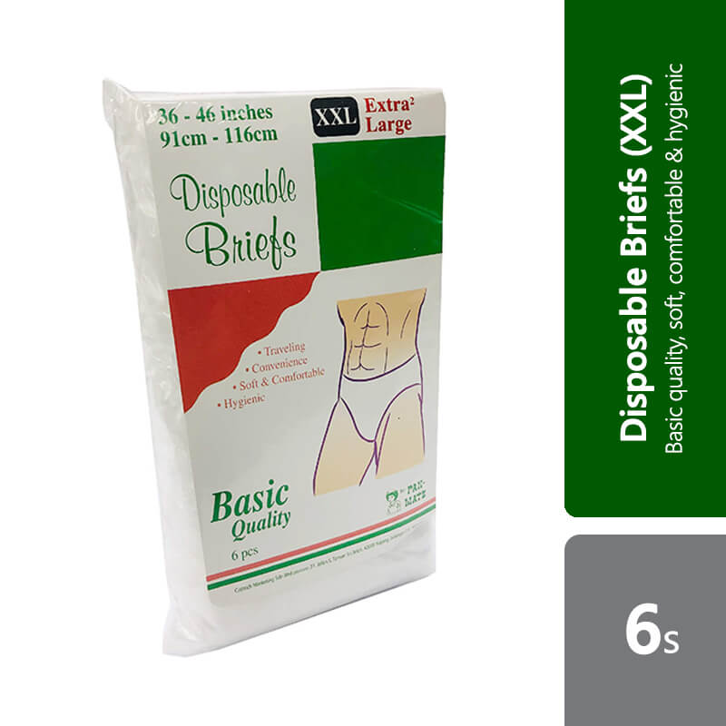 Pan-mate Basic Disposable Brief (xxl) 6s