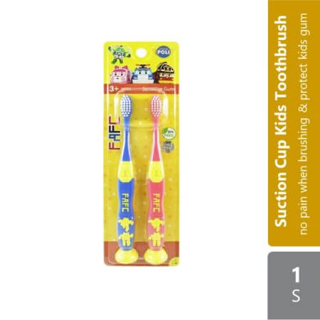 Fafc Poli Amber Suction Cup Kids Toothbrush 1s