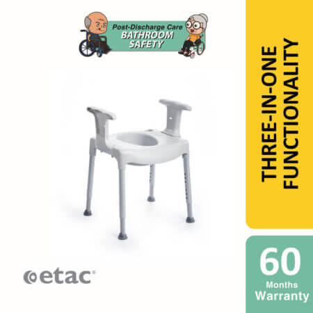 Etac Swift Toiletseat Raiser | Freestanding