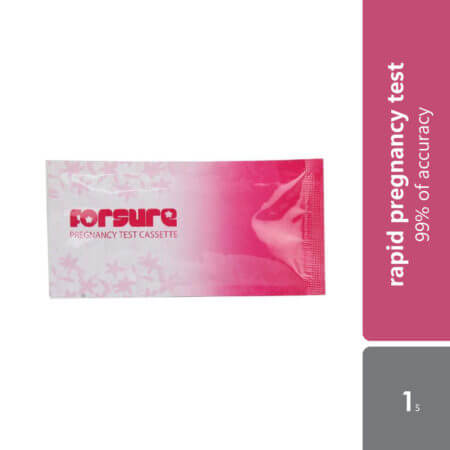 Forsure Cassette Pregnancy Test 1s | Rapid Pregnancy Test