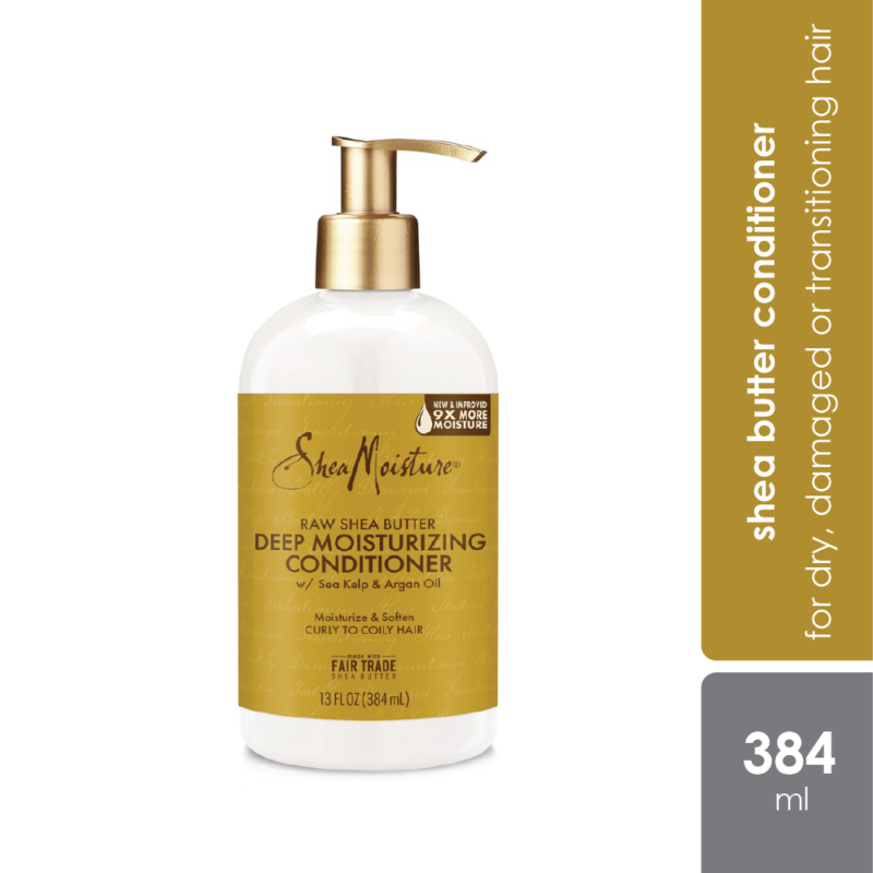 Shea Moisture Raw Shea Butter Deep Moisturizing Conditioner 384ml For Dry, Damaged Or