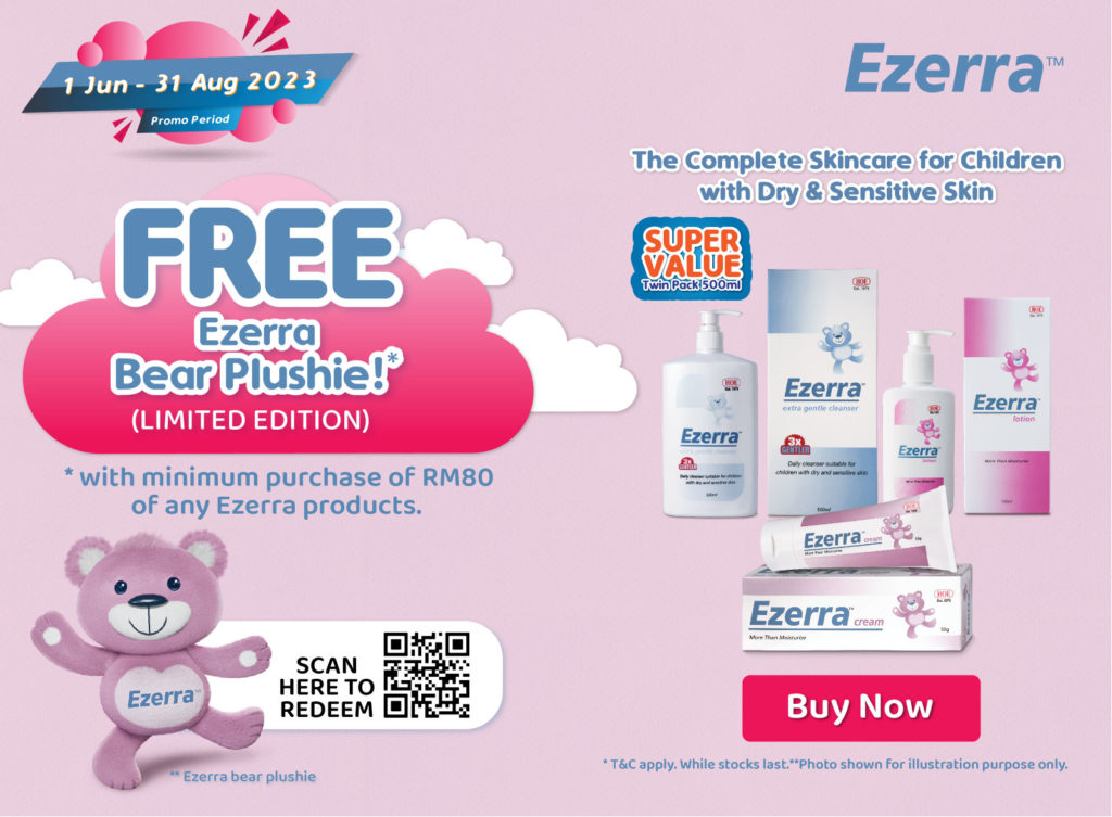 Ezerra Cream 50g Free Learning Card | For Mild To Moderate Cases Of Atopic Dermatitis