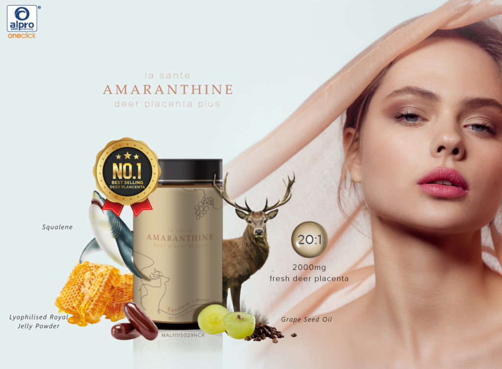 La Sante Amaranthine Deer Placenta Plus 10s | Stimulates the Renewal of Aged