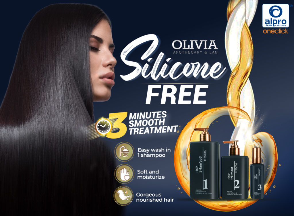 Olivia Hair Shampoo & Treatment Hair Care Set (free Olivia Hair Serum 100ml) | For Silky Soft Strands