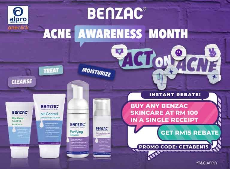 Benzac Blackhead Control Facial Scrub 60g