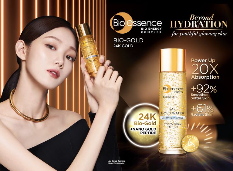 Bio-essence Bio-gold Rose Gold Micellar Water 190ml