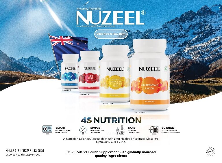 Bundle Nuzeel COQ10 150mg Softgel 30s & Nuzeel Omega 3 Fish Oil 1000mg Supra Softgel 60s | Health Supplement
