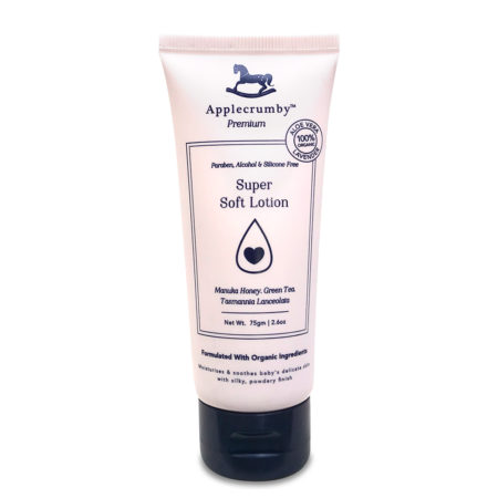Applecrumby Premium Super Soft Lotion 75ml | H2o Free, 100% Organic Aloe Vera Juice