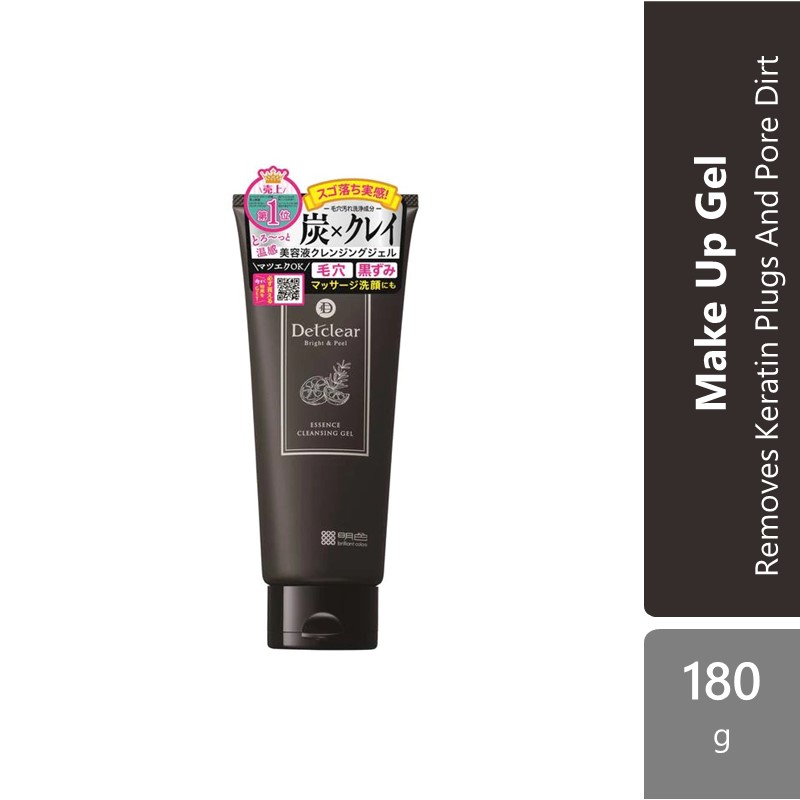 Det Clear Bright & Peel Essence Cleansing Gel (charcoal & Clay) 180g