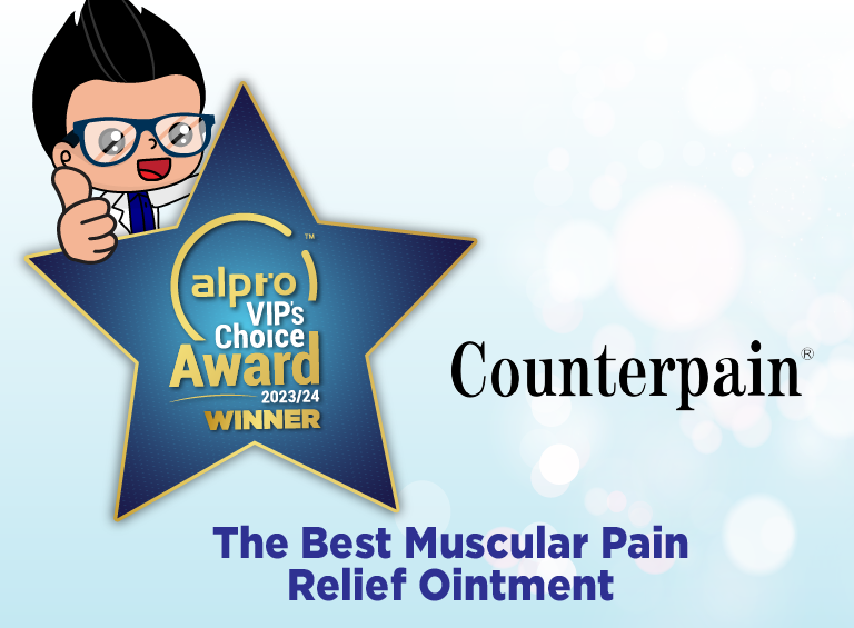 Counterpain Patch Aroma (Sweet Rose/ White Soap) 4s | Relief Muscular & Joint Pain
