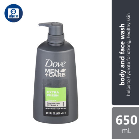 Dove Men+care Extra Fresh Body Wash 650ml I Helps To Hydrate For Strong, Healthy Skin