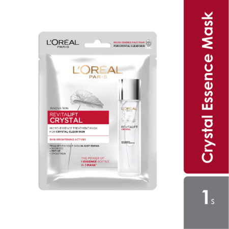 Loreal Paris Revitalift Crystal Micro Essence Treatment Mask | Face Mask, Serum Mask [expiry 09/24]