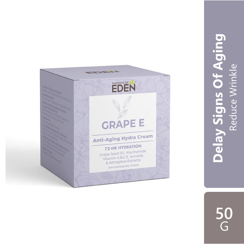 Garden Of Eden Grape E Anti-aging Hydra Cream 50g | Reduce Wrinkles