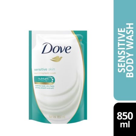 Dove Sensitive Body Wash Refill 850ml