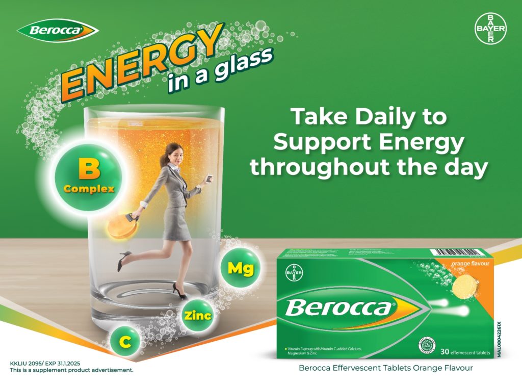 Berocca Effervescent Vitamin C Orange 30s | Helps Reduce Tiredness and Fatigue