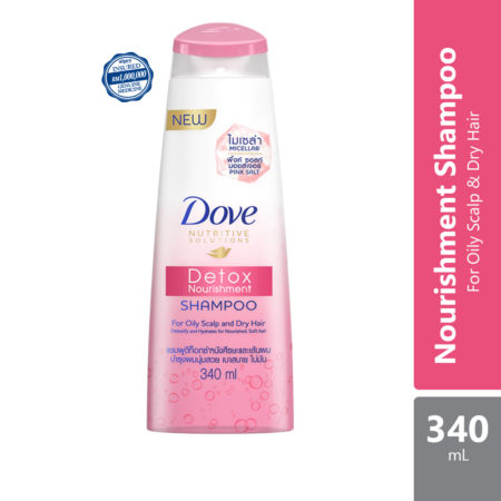 Dove Detox Nourishment Shampoo 340ml