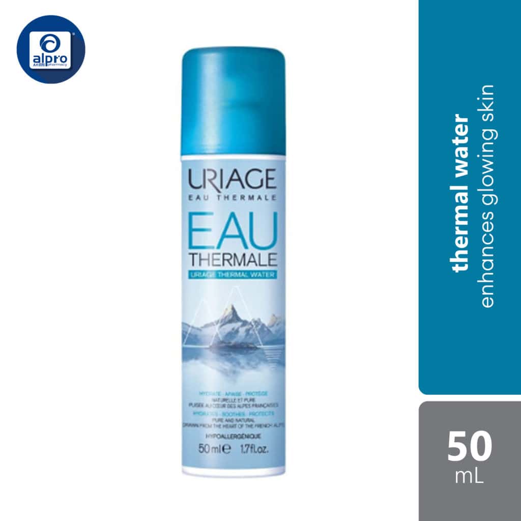 Uriage Thermal Water 50ml | Powerful Treatment With Trace Elements & Mineral Salts For Skin