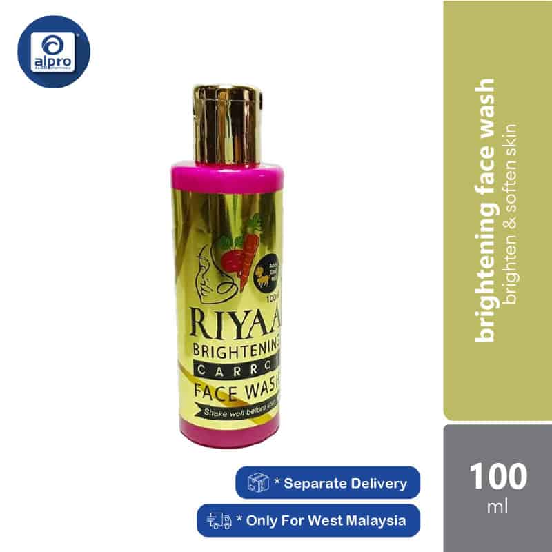 Riyaa Carrot Face Wash 100ml | Brighten & Soften Skin