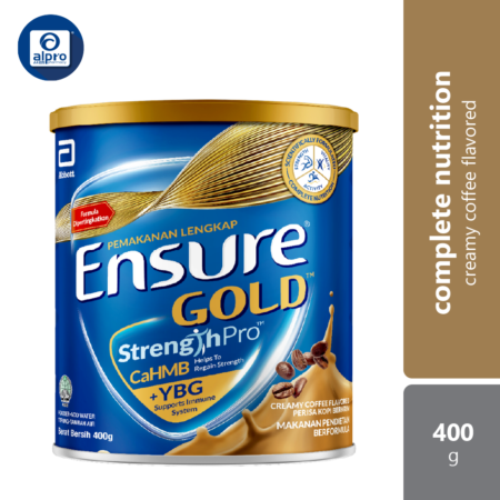 Abbott Ensure Gold Coffee YBG (Yeast Beta Glucan) 400g | Complete And Balanced Nutrition