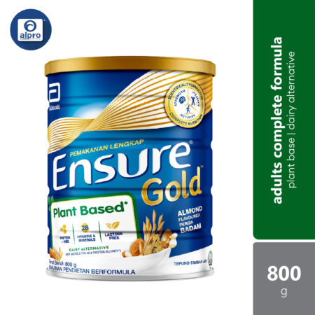 Abbott Ensure Gold Almond (Plant Based) 800g | Complete And Balanced Nutrition
