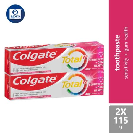 [value Pack] Colgate Total Sensitivity + Gum Health Toothpaste 115g X 2s