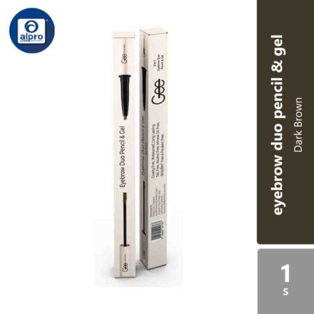 Gee Eyebrow Duo Pencil Gel - Dark Brown