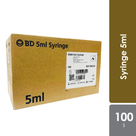 BD Syringe 5ml (302135)ll 100s