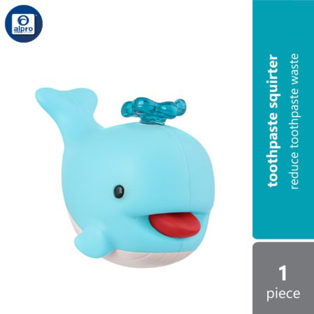 Flipper Whale Toothpaste Squirter (Bluey/ Pinki) 1s | Reduce Toothpaste Waste