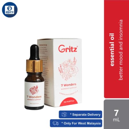 Gritz 7 Wonders Premium Flower Oil 7mL | Better Mood and Insomnia