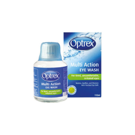 Optrex Multi Action Eye Wash 110ml | Moisturise and Soothe Eyes