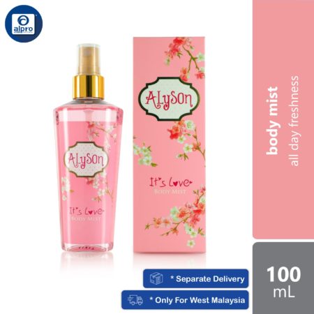 Alyson Body Mist It's Love 100mL | All Day Freshness