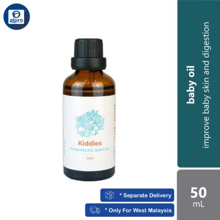 Gritz Kiddies Therapeutic Baby Oil 50mL | Improve Baby Skin and Digestion