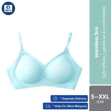Crown Seamless Bra Light Tiffany (Size S/ M/ L/ XL/ XXL) | Gentle and Comfortable to Skin