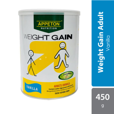 Appeton Weight Gain Adult Vanilla 450g | Helps Increase Weight Healthily