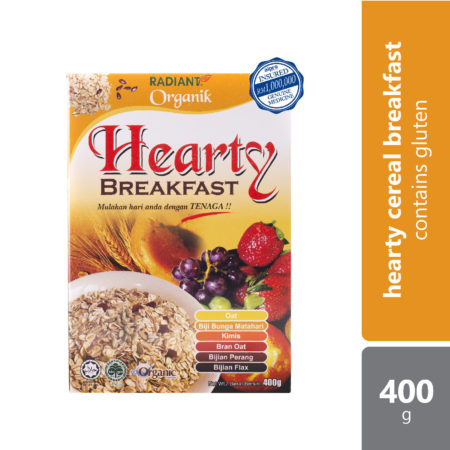 Radiant Organic Breakfast (HEARTY) 400G | Breakfast Oats