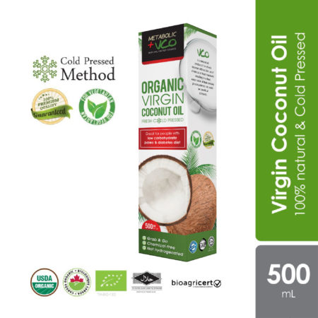 Metabolic + VCO 500ml | Virgin Coconut Oil For Whole Family