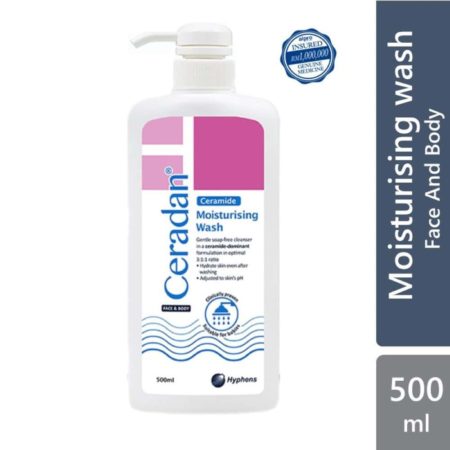 Ceradan Moisturising Body Wash 500ml | Strengthen Skins Protective Barrier