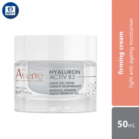 Avène Hyaluron Activ B3 Renewal Firming Aqua Cream in Gel 50mL | Light Anti-Ageing Moisturiser