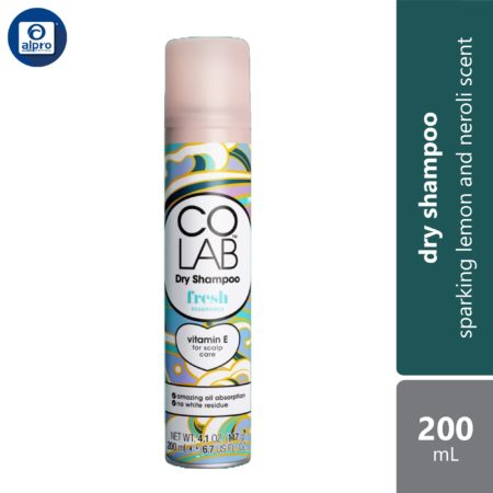 COLAB Dry Shampoo Fresh 200mL | Sparking Lemon and Neroli Scent