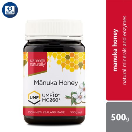 NZHealth Naturally UMF10+ Manuka Honey 500g | Natural Minerals and Enzymes