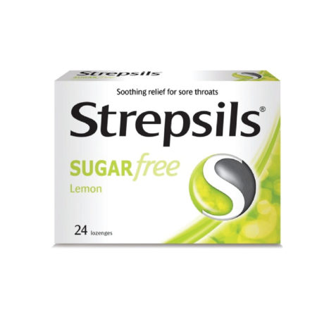 Strepsils Lemon Sugar Free 24s | Symptomatic Mouth and Throat Relief