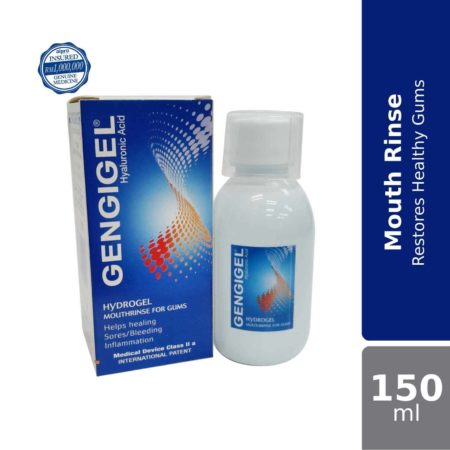 Gengigel Hyaluronic Acid Mouth Rinse 150ml | Soothe Soreness