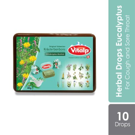 Vitalp Herbal Drops with Eucalyptus 10s | Soothe Sore Throats