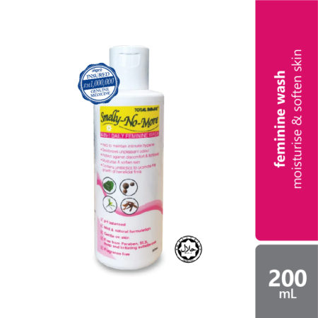 Smelly No More Feminine Wash 200ml | Natural Plant Extract Formulation
