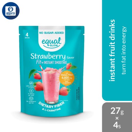 Equal Glow Strawberry 27g ×4s | Turn Fat Into Energy